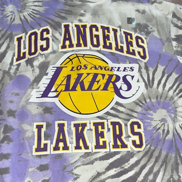 Hybrid & company Tops - New Los Angeles Lakers womens Sweatshirt size s - tie-dye. NBA